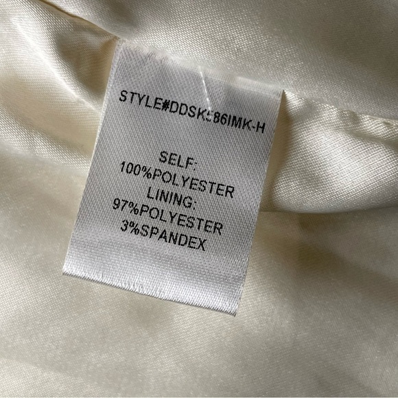 WOMEN MINI COLOR-BLOCK DRESS  CREPE SURPLICE NECK WRAP M - 4S13NNA WEILA DRESS - Picture 9 of 17